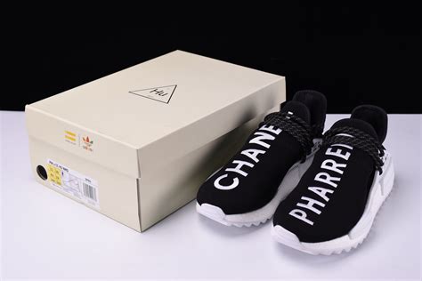 fake adidas human race chanel|adidas pharrell x chanel.